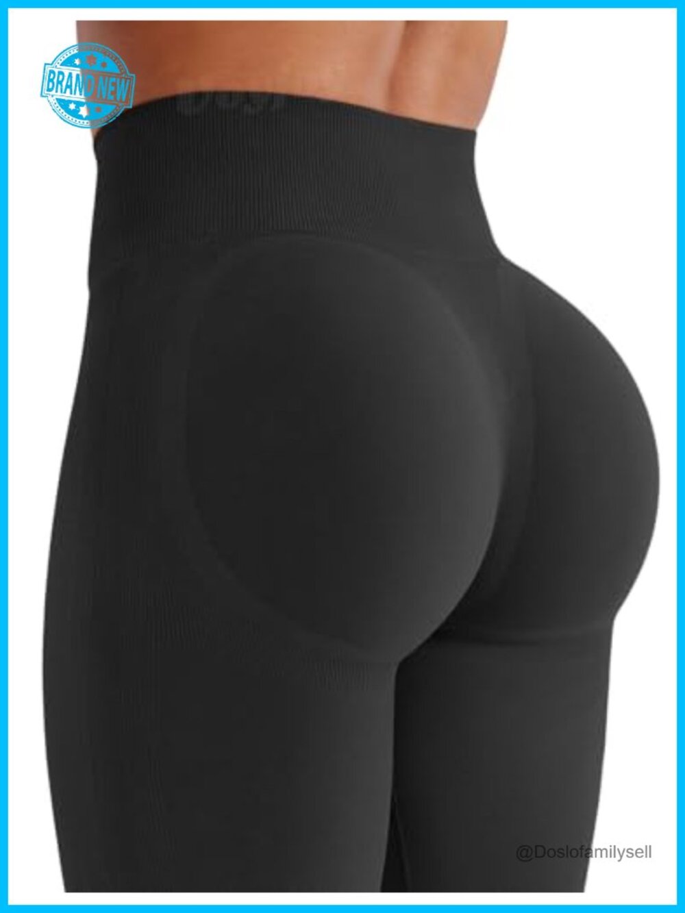 Mini Flared Impact Leggings 30" Seamless Hidden Scrunch Yoga Pants Bootcut High - Picture 4 of 6